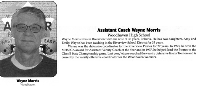 Morris, Coach Wayne